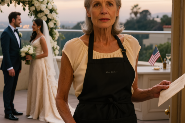 Am Tag ihrer Hochzeit nannte mich die Braut meines Sohnes „Mitarbeiterin“, während ich in einer Schürze mit meinem Namen darauf dastand, und mein Sohn sagte nichts – also unterschrieb ich stillschweigend die Papiere, die alle sieben Restaurants an die Menschen übergaben, die sie sich wirklich verdient hatten.