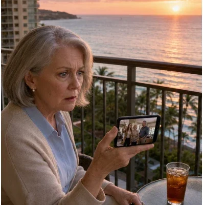 Ich habe meine Schwiegertochter auf meiner Überwachungskamera dabei erwischt, wie sie heimlich plante, ihre Eltern während meines Urlaubs auf Hawaii bei mir einziehen zu lassen. „Wenn alles erst mal drin ist, wird sie keinen Aufstand machen. Sie ist ja alt – sie wird es einfach hinnehmen“, lachte meine Schwiegertochter ihrer Mutter zu. Sie dachten, ich sei zu schwach, um mich zu wehren. Aber sie wussten nicht, dass ich alles gesehen hatte … und schon auf dem Heimweg war.