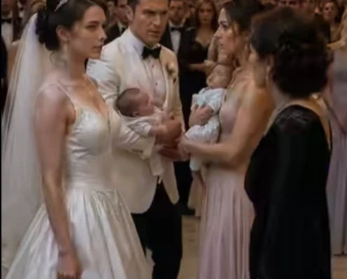 An meinem Hochzeitstag hielten mein Mann und meine adoptierte Stiefschwester stolz ihre neugeborenen Zwillinge im Arm und verkündeten es mir.
