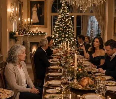 Beim luxuriösen Weihnachtsdinner meiner Schwiegertochter in Chicago,